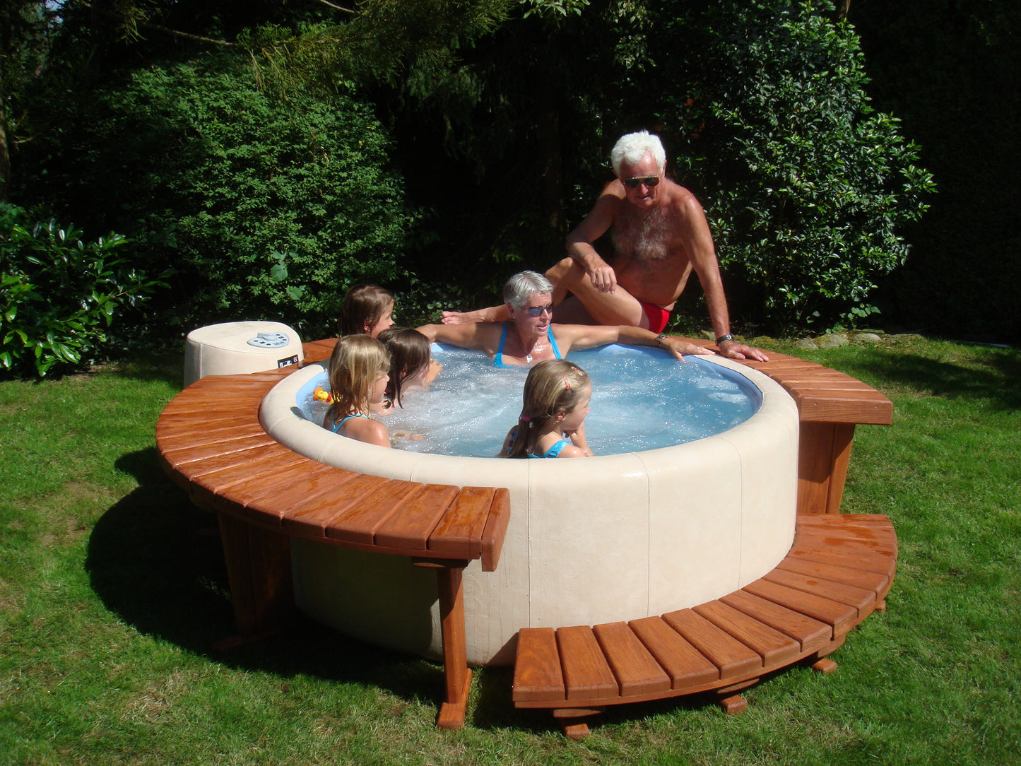 Wood Deck Surround